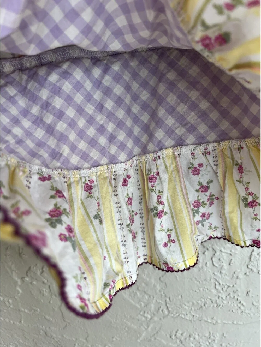 Matilda Jane Enchanted Garden Prudence Gingham Tunic Top Size 8